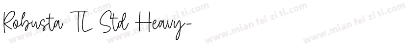 Robusta TL Std Heavy字体转换